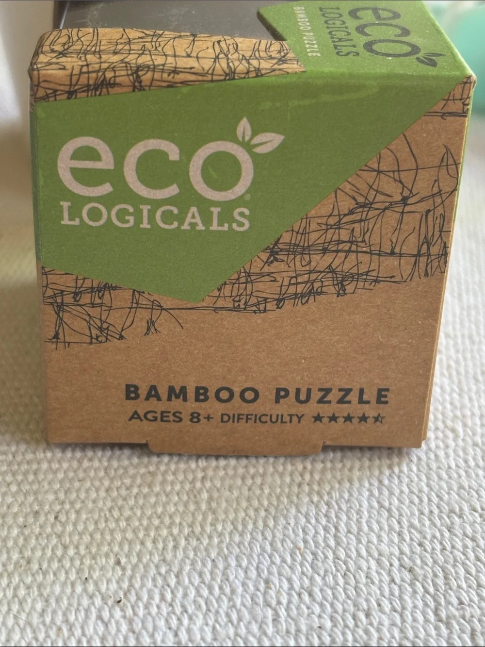 Eco-Logicals Bamboo Barrel Puzzle - Barely There wooden toy